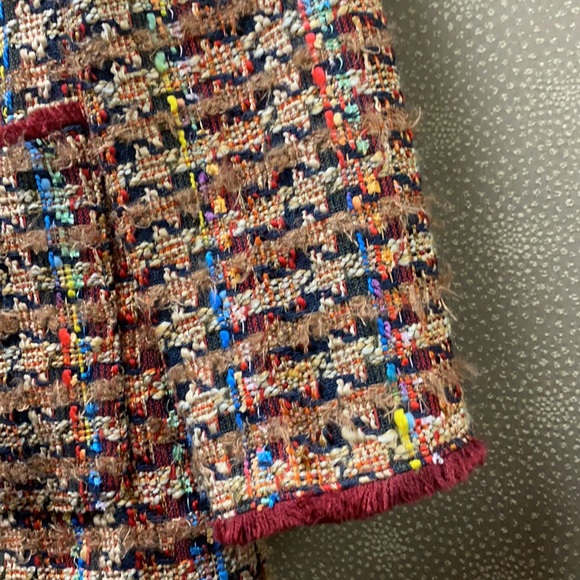 🔥🔥🔥Anthropologie Harlequin Tweed Blazer Jacket - Picture 11 of 16